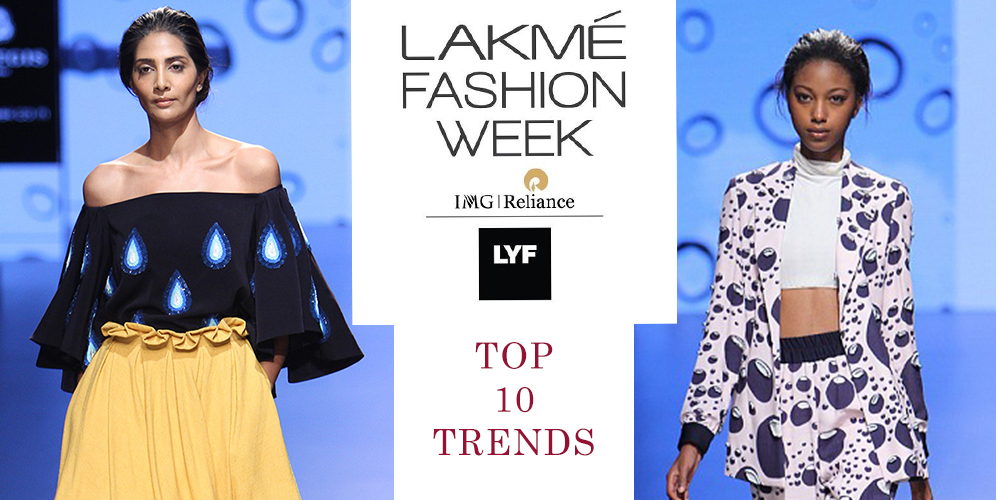 Top 10 Trends from Lakmé Fashion Week S/R 2016