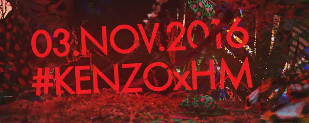 H&M Collaboration with Design House Kenzo