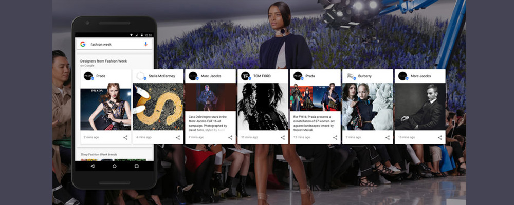 Fashion Week 2016, Google Gets A New Look
