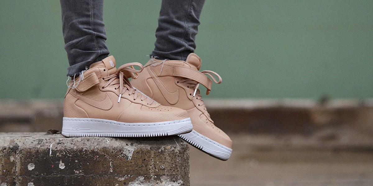Sneaker brands : NikeLab Air Force 1 Mid “Vachetta Tan”