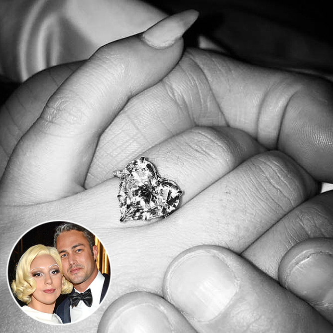 Best Celebrity Engagement Rings - Lady Gaga