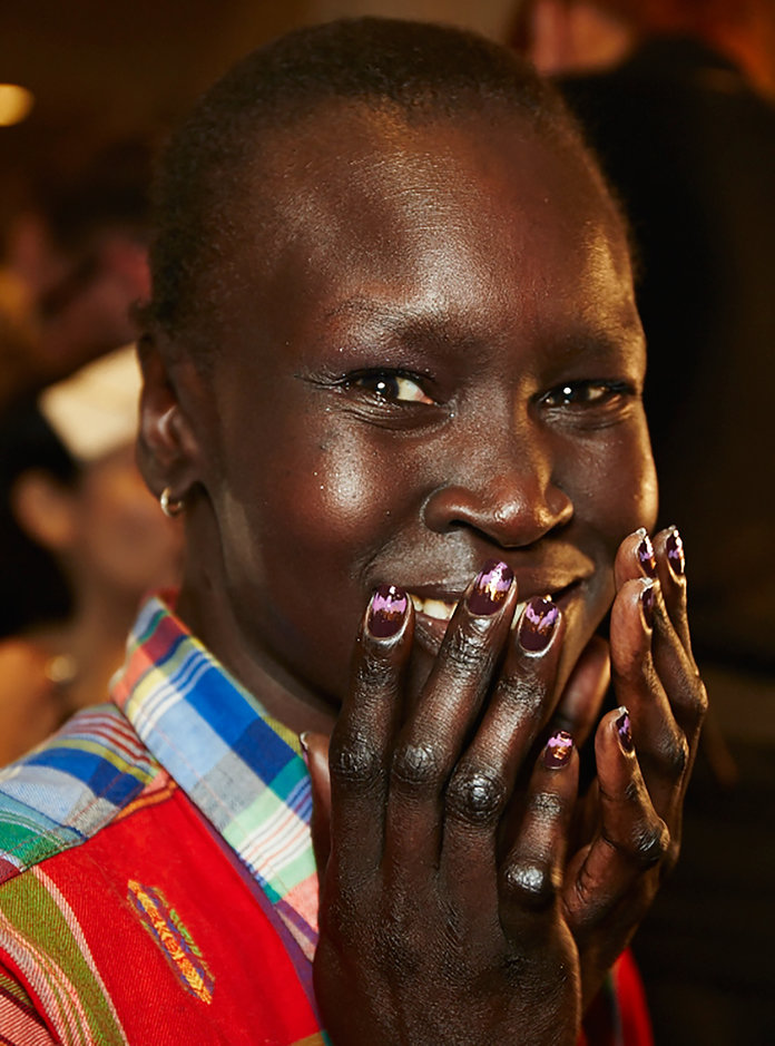 Nail art designs - Christian Siriano
