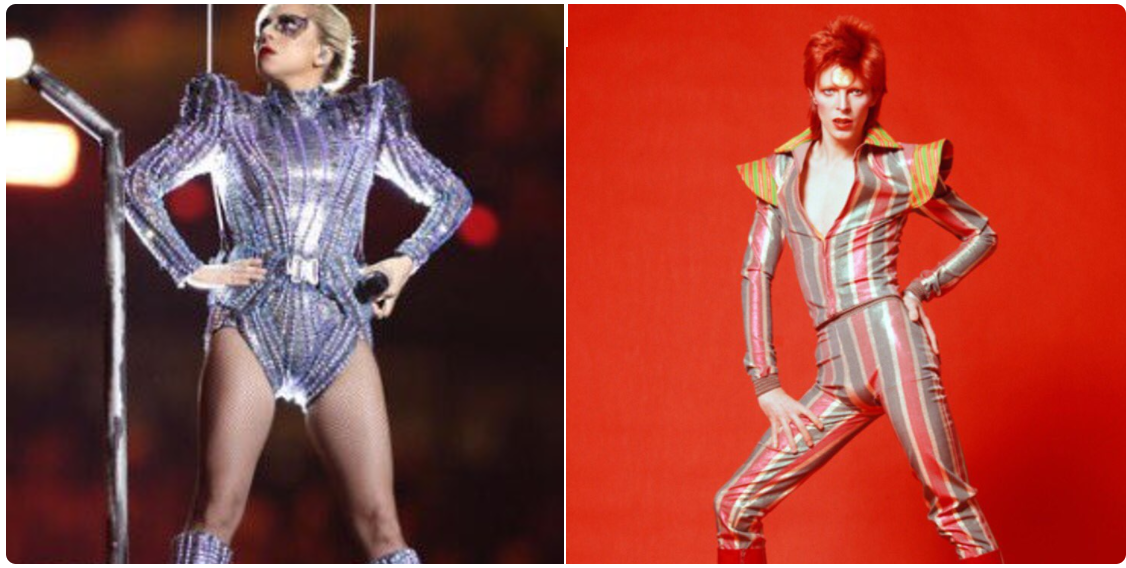 Lady Gaga Super Bowl - David Bowie Tribute