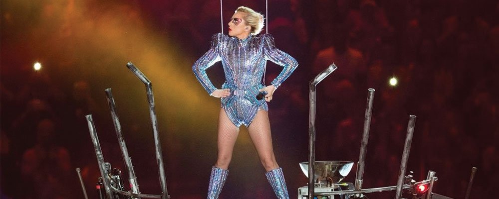 Lady Gaga Super Bowl Look Was A Glittery And Epic Tribute