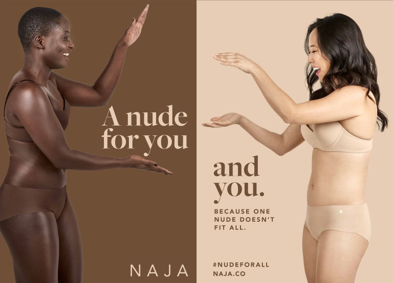Naja Lingerie Offers Your Perfect Shade Of Nude - #NudeForAll