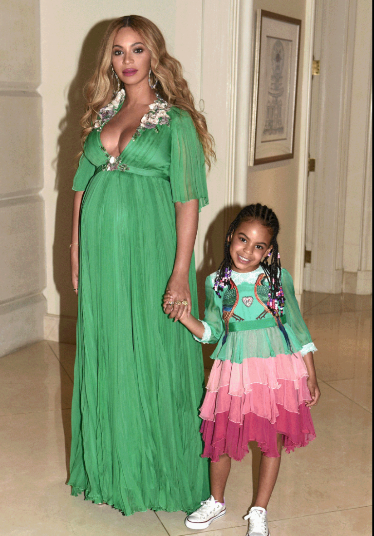 Beauty And The Beast 2017 Premiere: Beyonce & Blue Ivy Carter 