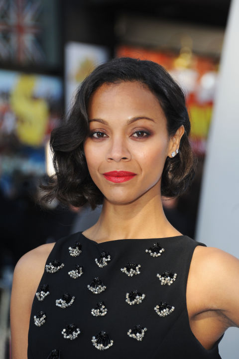 Short Haircuts For Women - Zoe Saldana