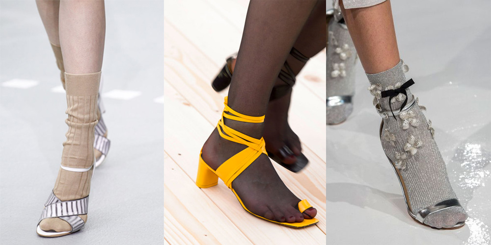 Spring/Summer Shoe Trends 2017: Sandals With Socks