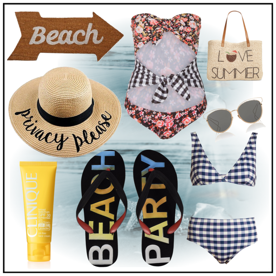 Gingham Trend - Swimwear Gingham Trend - Swimwear