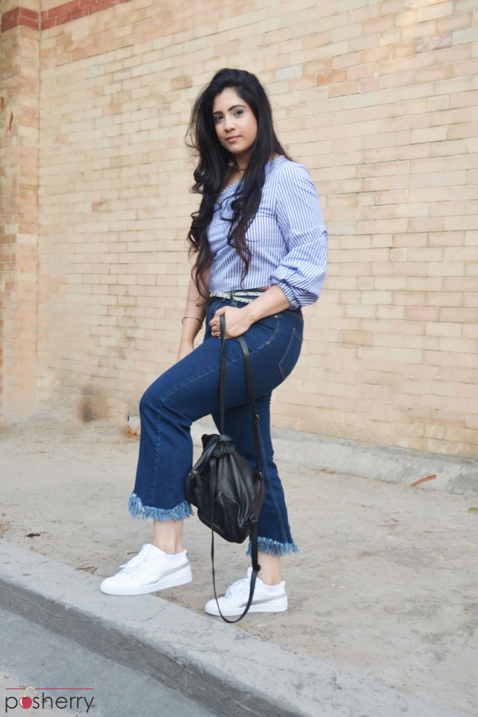 What To Wear With Jeans That Have Frayed Hems [Two Looks]