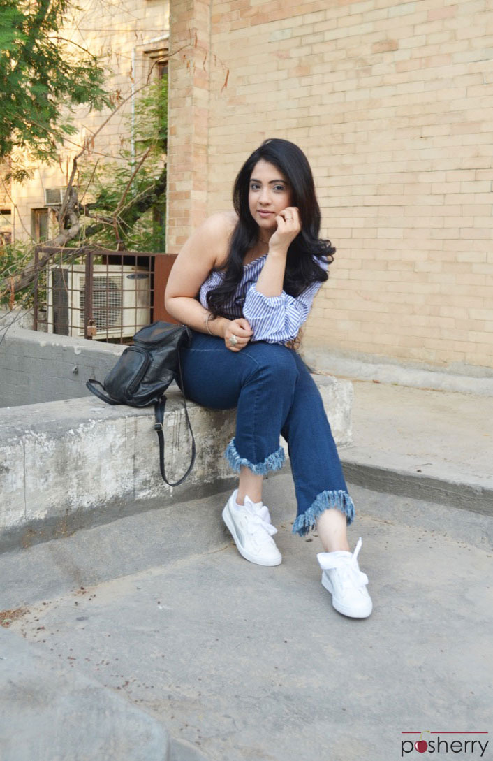 What To Wear With Jeans That Have Frayed Hems [Two Looks]