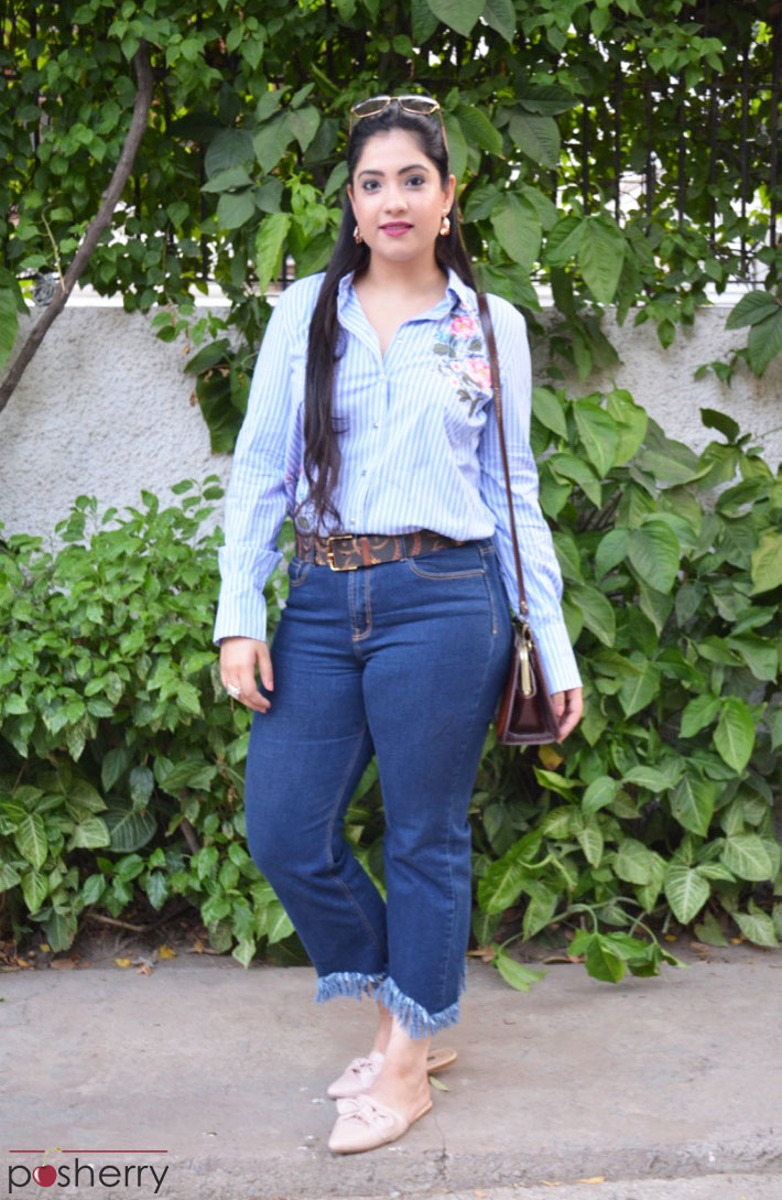 What To Wear With Jeans That Have Frayed Hems [Two Looks]