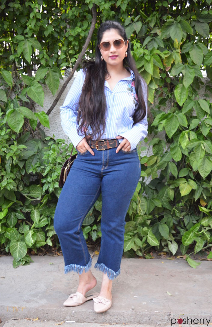 What To Wear With Jeans That Have Frayed Hems [Two Looks]
