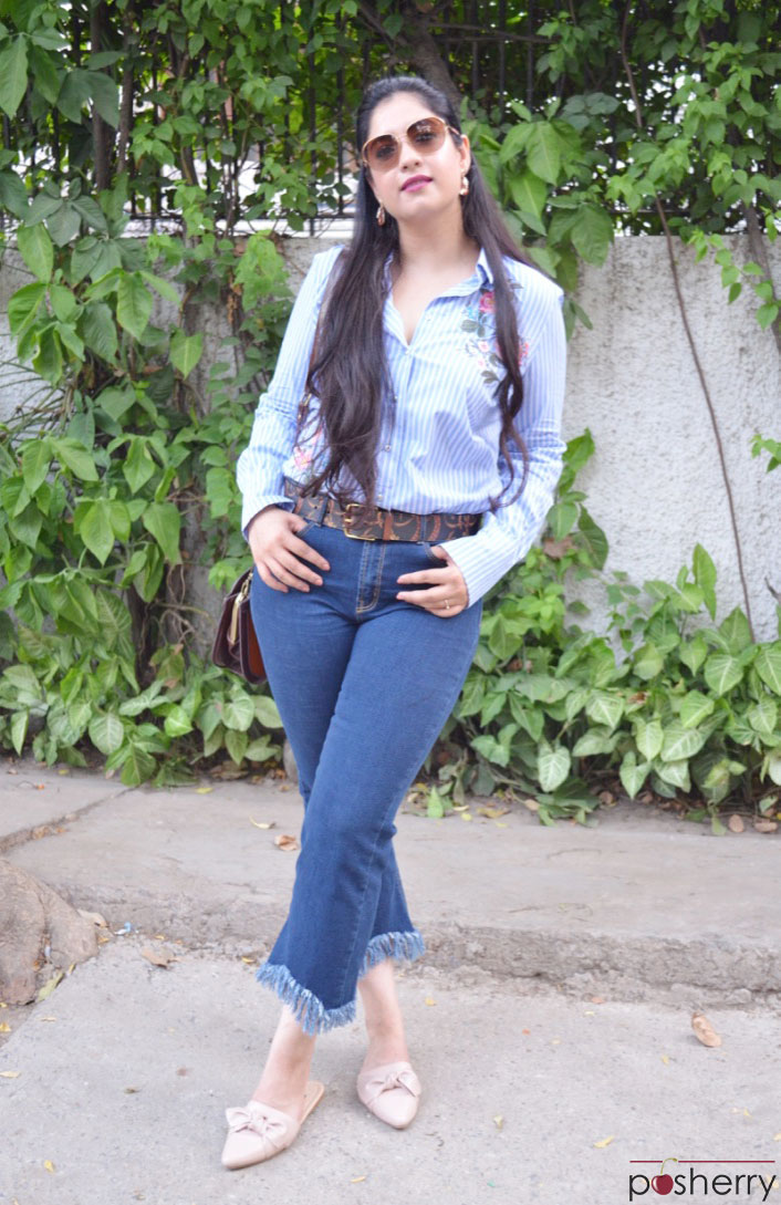 What To Wear With Jeans That Have Frayed Hems [Two Looks]