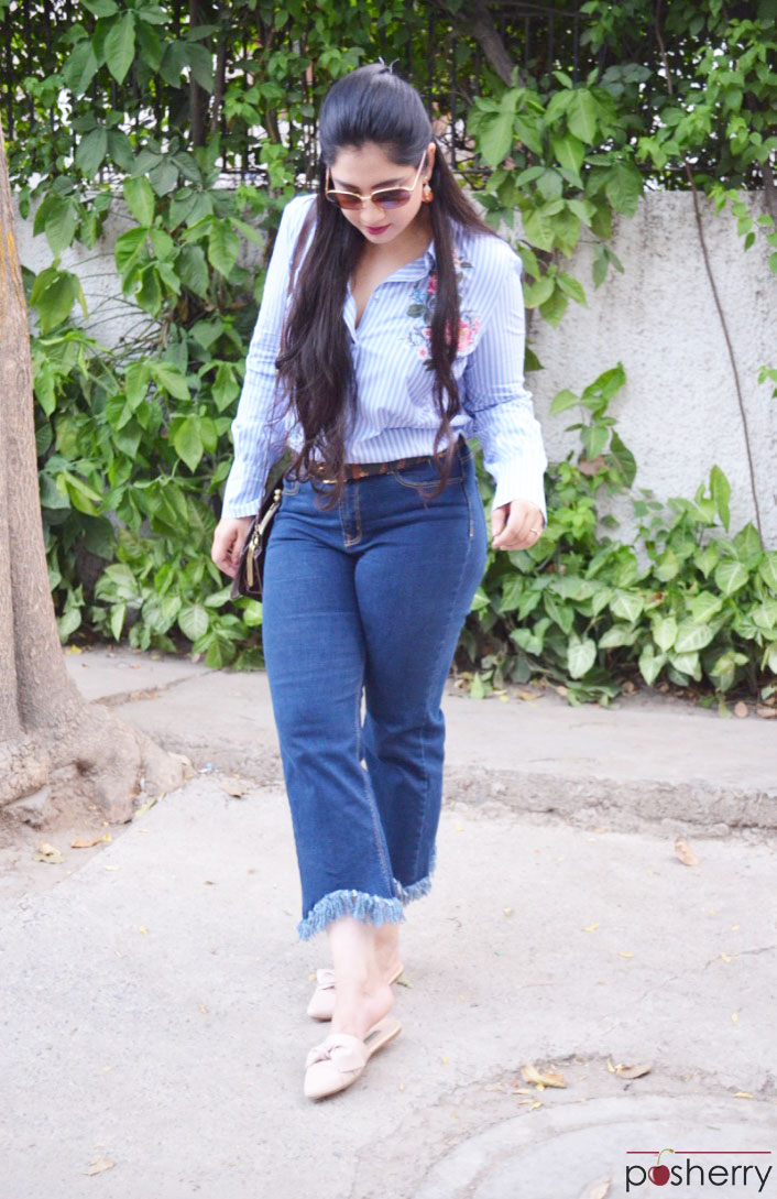 What To Wear With Jeans That Have Frayed Hems [Two Looks]