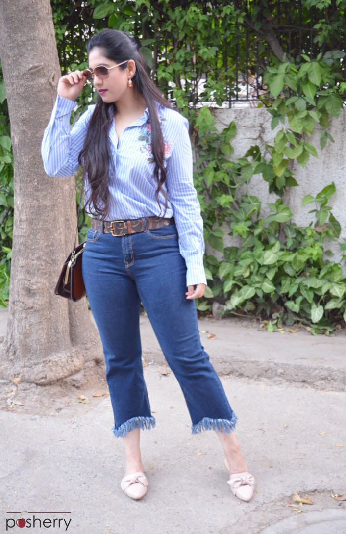 What To Wear With Jeans That Have Frayed Hems [Two Looks]