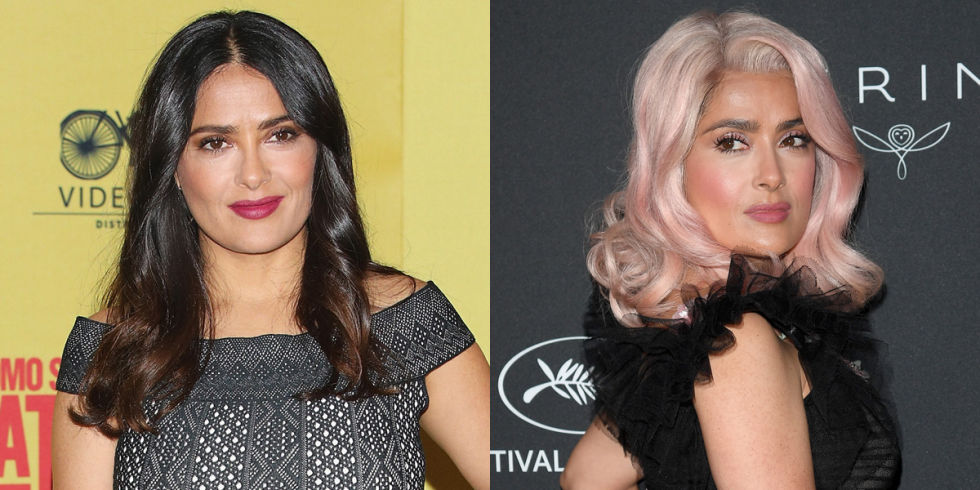 Hair tips- Celebrity hair transformation of Salma Hayek Hair tips- Celebrity hair transformation of Salma Hayek