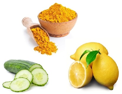How to remove tan- Cucumber and turmeric pack