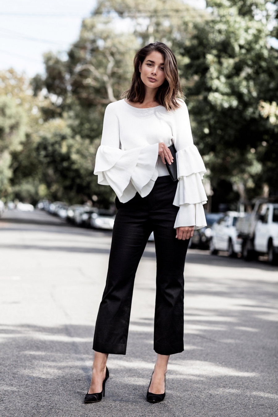 What To Wear To A Job Interview In Fashion- Wide Leg Pants