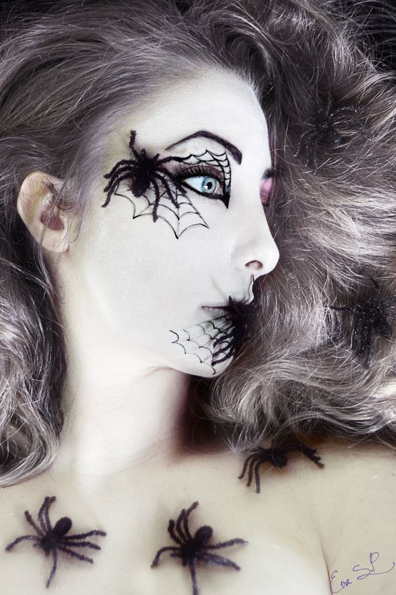 Creepy-Crawly Spider Halloween Makeup Ideas