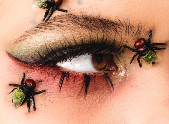 Creepy-Crawly Bug Halloween Makeup Ideas
