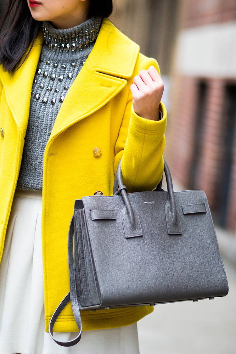 Body Language- Bag worn in crook of elbow
