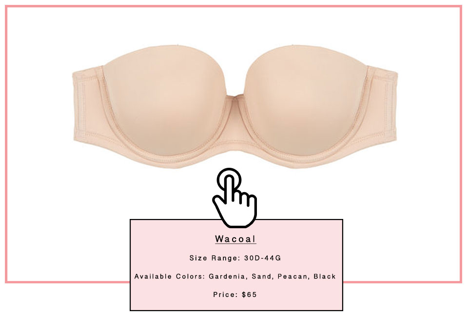 Wacoal Strapless Bra For Busty Boobs