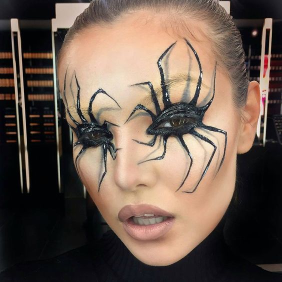 Creepy-Crawly Spider Halloween Makeup Ideas