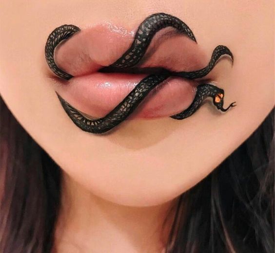 Creepy-Crawly Snake Halloween Makeup Ideas