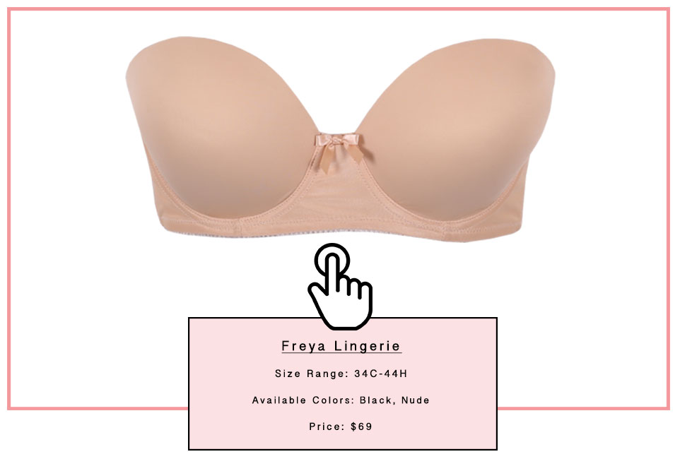 Freya Lingerie Strapless Bra For Busty Boobs