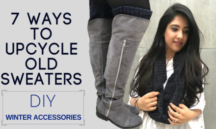 7 Ways To Upcycle Old Sweaters | DIY Winter Accessories