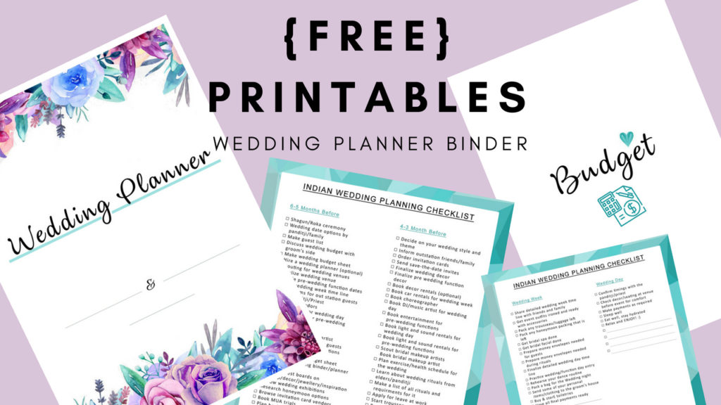 How To Plan A Wedding: Free Printables How To Plan A Wedding: Free Printables